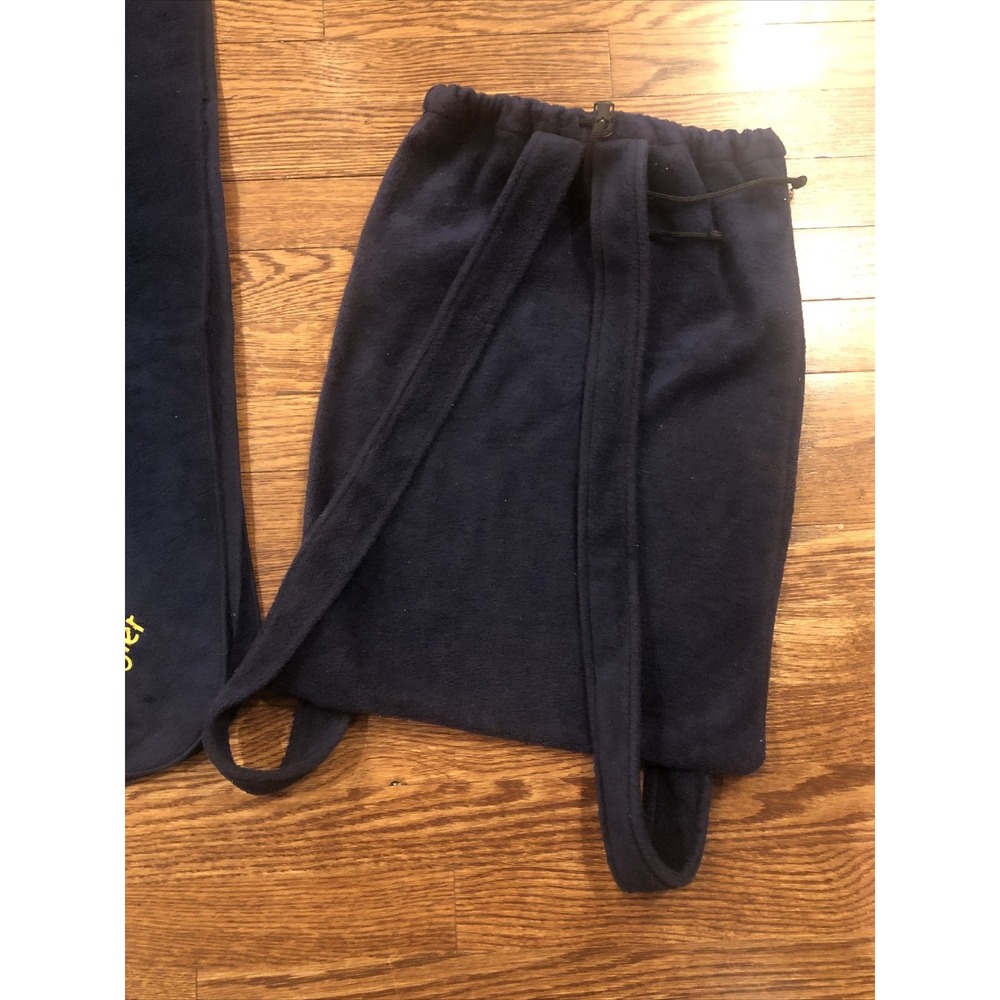 WRANGLER Fleece Blanket Throw 48"x 58" EUC Blue Color Very Soft W/ Carry Bag - Picture 3 of 4